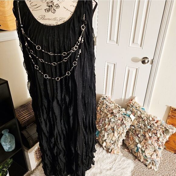 New VTG Roaman's Ruffle Detail Party Sheath Dress. 1XL FIT - Picture 11 of 15